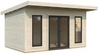 Palmako Gartenhaus Aurelia 12,7 m&sup2; - 44 mm transparent tauchgrundiert
