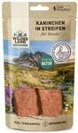 Wildes Land Kaninchenfleisch Hunde Snack WL Kaninchenfleisch Streife 70g Hunde...