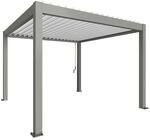 Biohort Pergola B 367,5 x T 367,5 x H 255 cm (Gr. 3,5x3,5) Rahmen: quarzgrau-metallic