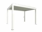 Biohort Pergola B 404,5 x T 312 x H 255 cm (Gr. 4x3) Rahmen: wei&szlig; / Dachlamellen: