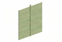 Skan Holz Carport R&uuml;ckwand - Profilschalung R&uuml;ckwand Gr&ouml;&szlig;e 2: 363 x 330 cm