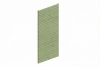 Skan Holz Carport Seitenwand - Profilschalung Seitenwand: 141 x 330 cm impr&auml;gniert