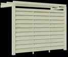 Weka Carport R&uuml;ckwand f&uuml;r Einzel- und Doppelcarport mit Dachbegr&uuml;nung -