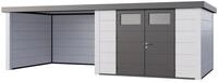 Telluria Metallger&auml;tehaus Classico 3330 mit Lounge Anbau (ca. 450 cm Breite)