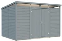 Palmako Ger&auml;tehaus Elias 7,3 m&sup2; - 16 mm hellgrau lackiert