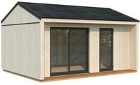 Palmako Gartenhaus Rebekka 19,4 m&sup2; - 160 mm naturbelassen
