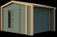 Weka Mehrzweck-Gartenhaus Killarney - 19/28 mm 350 x 300 cm - 28 mm (Gr. 5)