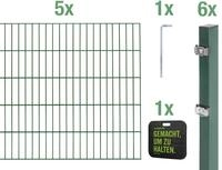 Alberts&reg; 2 m - 50 m Doppelstabmatten-10 m-1200 mm-gr&uuml;n 1-Komplettset