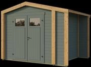 Weka Mehrzweck-Gartenhaus Killarney - 19/28 mm 300 x 250 cm - 28 mm (Gr. 3)