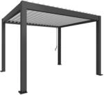 Biohort Pergola B 367,5 x T 312 x H 255 cm (Gr. 3,5x3) Rahmen: dunkelgrau-metallic /