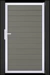 GroJa Solid Steckzaun Universal Tor Grau
