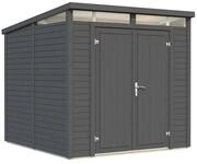Palmako Ger&auml;tehaus Elias 4,9 m&sup2; - 16 mm dunkelgrau lackiert