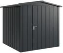 H&ouml;rmann Metall-Ger&auml;tehaus Juno JSD mit Satteldach B 214 x T 214 cm (JSD 5)...