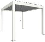 Biohort Pergola B 312 x T 367,5 x H 255 cm (Gr. 3x3,5) Rahmen: wei&szlig; / Dachlamellen: