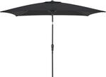 doppler Mittelmastschirm LIFE 250 x 200 Lift, Aluminium Anthrazit / 100 %...