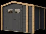 Weka Mehrzweck-Gartenhaus Killarney - 19/28 mm 300 x 250 cm - 28 mm (Gr. 3)