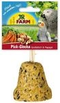 JR FARM Birds Pick-Glocke Vogelsnack Gro&szlig;sittich & Papagei 160g