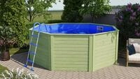 Karibu Pool Modell X0 350 x 350 cm - kdi mit Metallecke inkl. gratis...