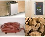 Weka Saunaofen-Set 4 inkl. 9 kW Ofen, Saunasteine, Steuerger&auml;t