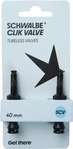 Schwalbe 03301000, Schwalbe Clik Valve Tubelessventil 40 mm schwarz