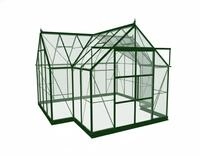 Halls Gew&auml;chshaus Icon Gardenhouse 8 - 8,6 m&sup2; / 13 m&sup2; 2,54 x 3,83 m - 13 m&sup2;...