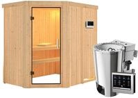 Karibu Sauna Saja - 68 mm Systemsauna - 230 Volt Plug & Play-3,6kW Plug&Play