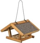 TRIXIE Futterhaus zum Aufh&auml;ngen, Kiefernholz, 30 &times; 18 &times; 28 cm, braun