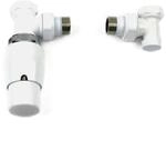 Ximax Thermostat-Set ELEGANT Eckform wei&szlig; 15 mm Kupferrohr