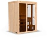 Karibu Sauna Irava 1 - 68 mm Systemsauna - 230 Volt Plug & Play Bronzierte