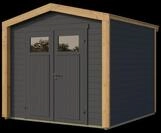 Weka Mehrzweck-Gartenhaus Killarney - 19/28 mm 250 x 250 cm - 28 mm (Gr. 2)
