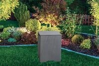 Gardenforma Abdeckung f&uuml;r 5kg Gasflaschen, Beton-Optik space grey Faser-Beton