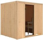 Karibu Sauna Sodin mit Fronteinstieg 68 mm-Ohne Ofen-ohne...