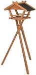 TRIXIE Futterhaus mit St&auml;nder, Kiefernholz, 52 &times; 34,5 &times; 33,5 cm/1,34 m, braun