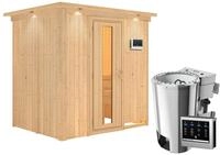 Karibu Sauna Fanja - 68 mm Systemsauna - 230 Volt Plug & Play-3,6kW Plug&Play
