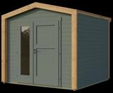Weka Mehrzweck-Gartenhaus Killarney - 19/28 mm 250 x 250 cm - 28 mm (Gr. 2)