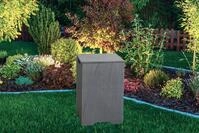 Gardenforma Abdeckung f&uuml;r 11kg Gasflaschen, Beton-Optik space grey Faser-Beton