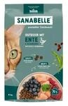 Sanabelle 1 x 8kg Outdoor mit Ente Katzentrockenfutter