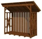 Skan Holz Holzunterstand Lars 2 nussbaum