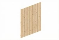 Skan Holz Carport Seitenwand - Deckelschalung Seitenwand: 230 x 330 cm farblich