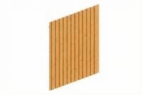 Skan Holz Carport Seitenwand - Deckelschalung Seitenwand: 230 x 330 cm eiche hell