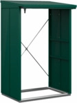 H&ouml;rmann Kaminholzregal Berry B 123 x T 103 cm (KHR Typ 1), Motiv Modern (mit...