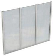 Skan Holz Seitenw&auml;nde aus Polycarbonat f&uuml;r Terrassen&uuml;berdachungen
