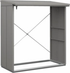 H&ouml;rmann Kaminholzregal Berry B 181 x T 103 cm (KHR Typ 2), Motiv Modern (mit breiten
