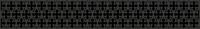 GroJa Designeinsatz Oriental - Aluminium Anthrazit 180x30 cm