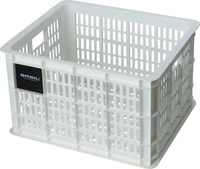 Basil 08380300, Basil Crate M Korb wei&szlig;