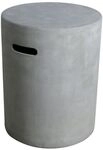 Gardenforma Abdeckung f&uuml;r Gasflaschen, Beton-Optik grau Faser-Beton,f&uuml;r 5kg