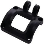 ergotec Vorbau-Frontkappe Ahead schwarz sandgestrahlt