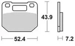TRW Bremsbelag MCB 556 mit Zulassung