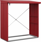H&ouml;rmann Kaminholzregal Berry B 181 x T 103 cm (KHR Typ 2), Motiv Modern (mit...