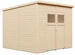 Bertilo Ger&auml;tehaus Amrum 4: 244 x 238 cm - naturbelassen - 14 mm